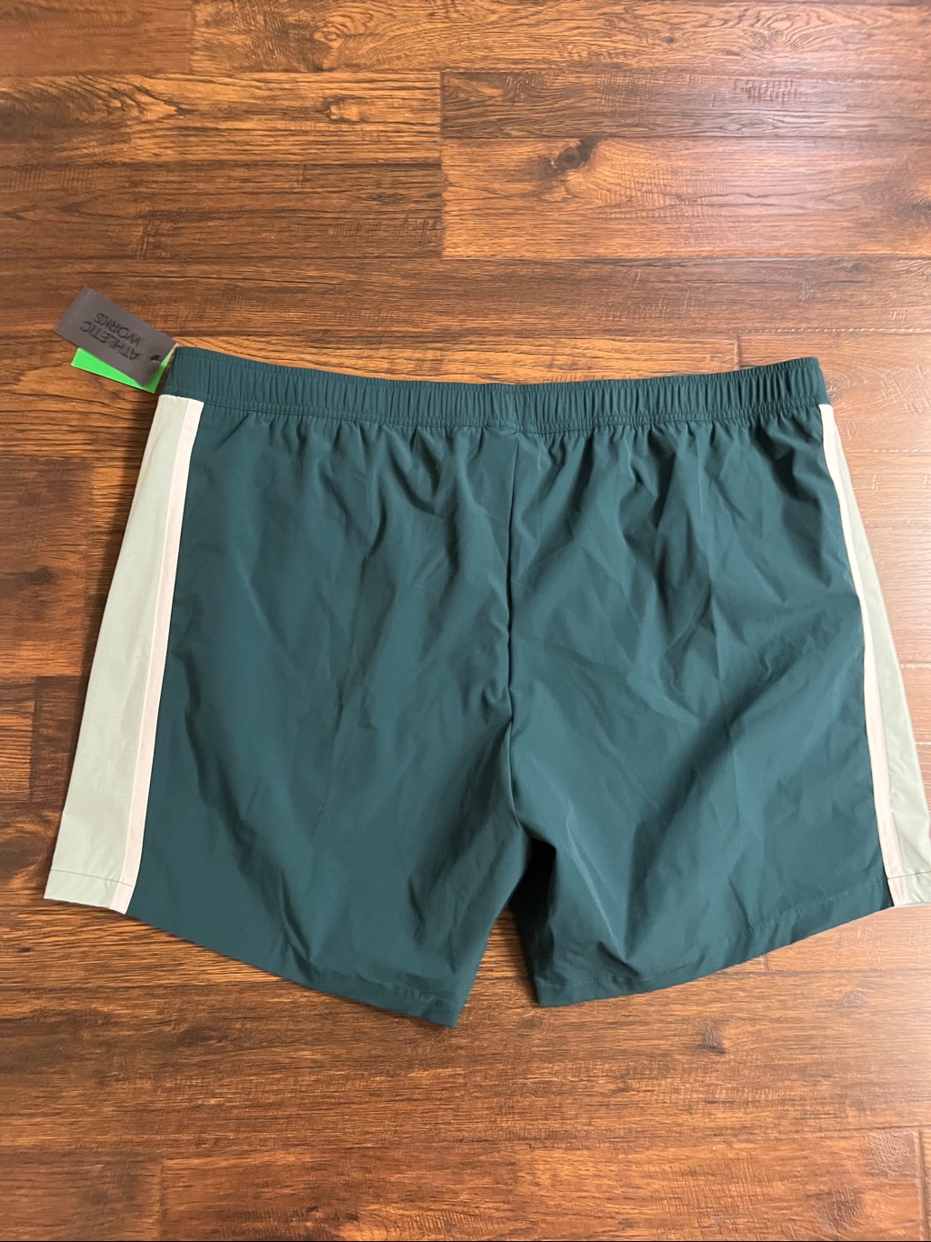 Athletic Works Men's Size 3xl (48-50) Green Performance Stretch Athletic Short — image 3 of 8